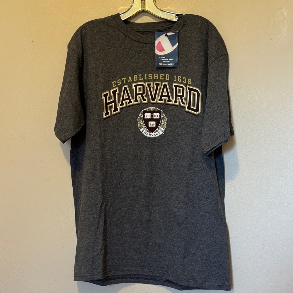 Champion Dark Gray Harvard Tee